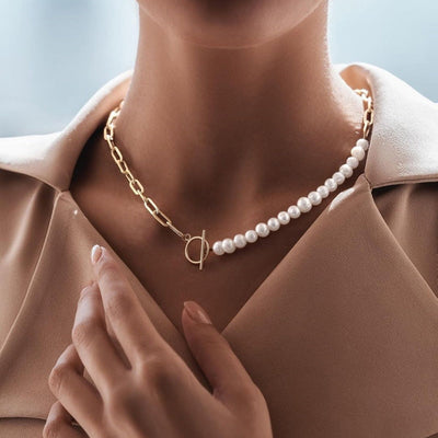 Exquisite Pearl Necklace and Bracelet for Elegant Styles