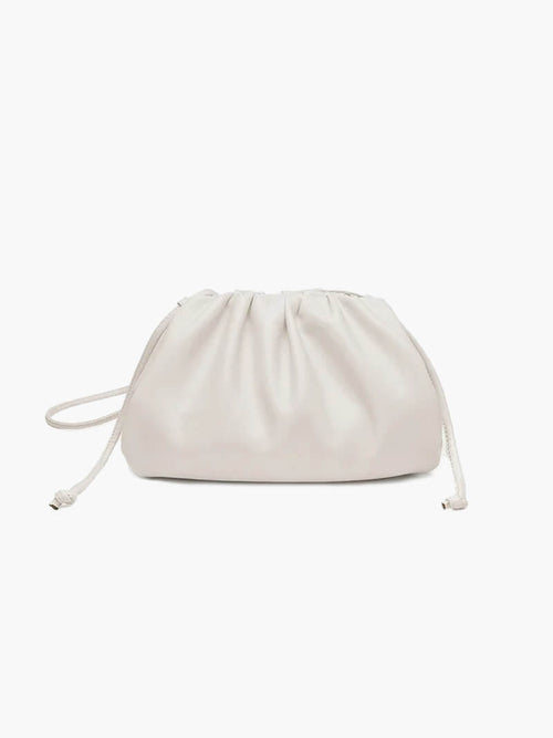 Bellina Pouch Crossbody Bag Made of Vegan Leather Amori Love White